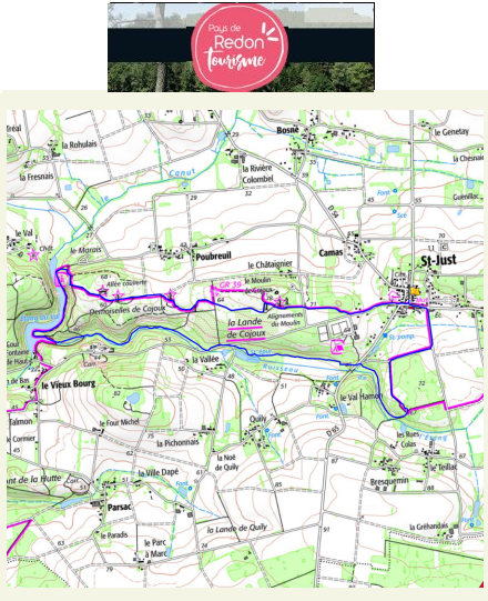 accs  la trace GPS de la randonne