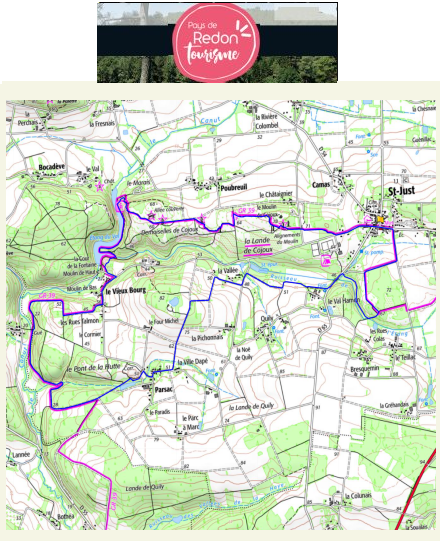 accs  la trace GPS de la randonne