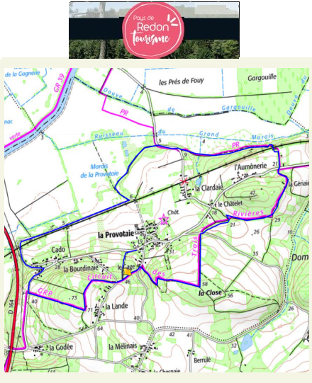 accs  la trace GPS de la randonne