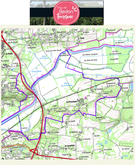 accs  la trace GPS de la randonne