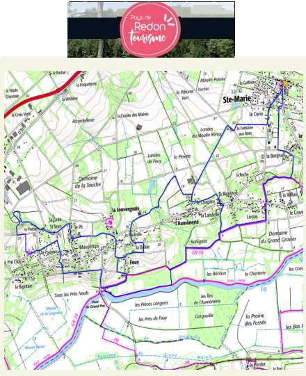 accs  la trace GPS de la randonne