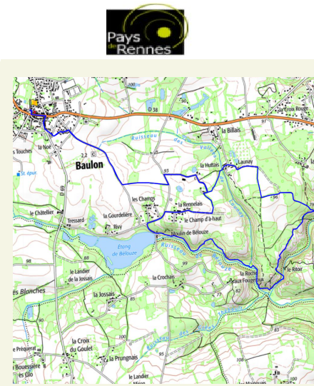 accs  la trace GPS de la randonne