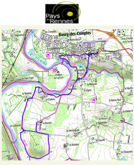 accs  la trace GPS de la randonne