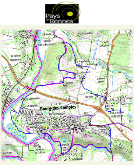 accs  la trace GPS de la randonne