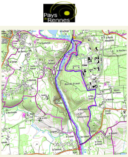 accs  la trace GPS de la randonne