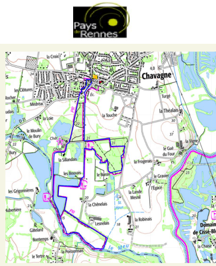 accs  la trace GPS de la randonne