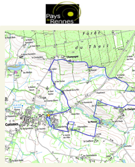 accs  la trace GPS de la randonne