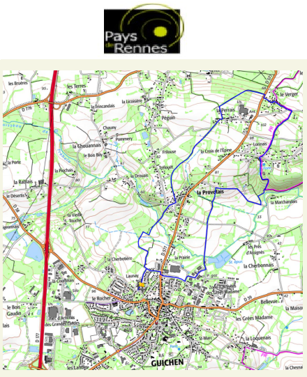 accs  la trace GPS de la randonne