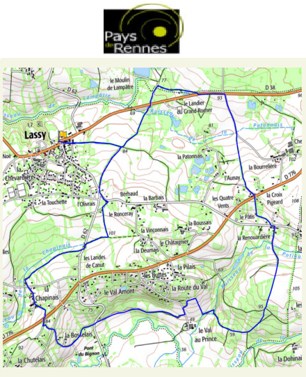 accs  la trace GPS de la randonne