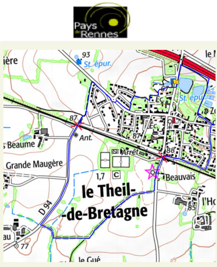 accs  la trace GPS de la randonne