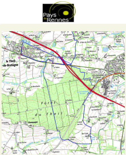 accs  la trace GPS de la randonne