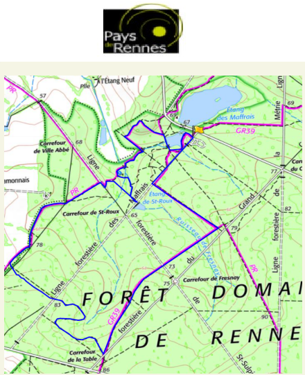 accs  la trace GPS de la randonne