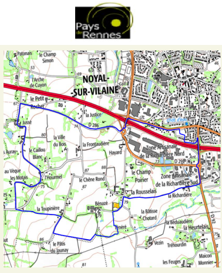 accs  la trace GPS de la randonne