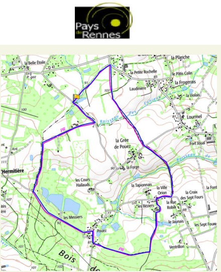 accs  la trace GPS de la randonne