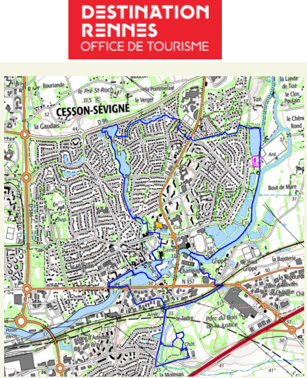 accs  la trace GPS de la randonne