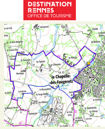 accs  la trace GPS de la randonne