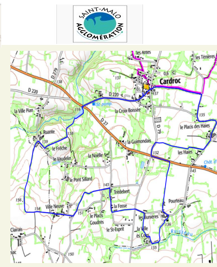 accs  la trace GPS de la randonne