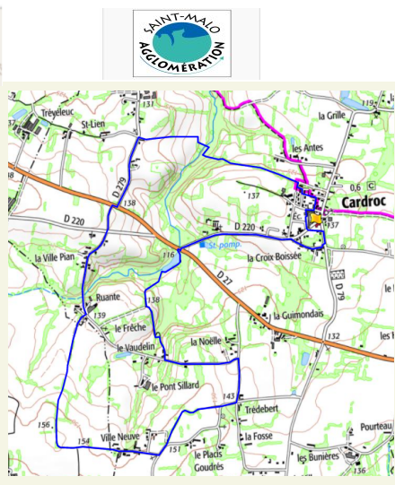 accs  la trace GPS de la randonne