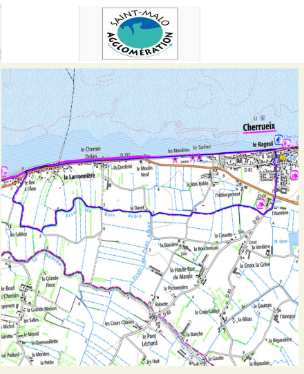 accs  la trace GPS de la randonne