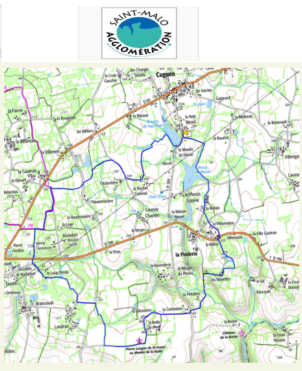 accs  la trace GPS de la randonne