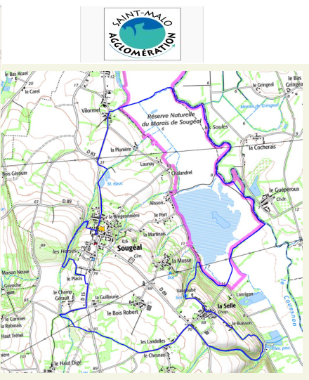 accs  la trace GPS de la randonne