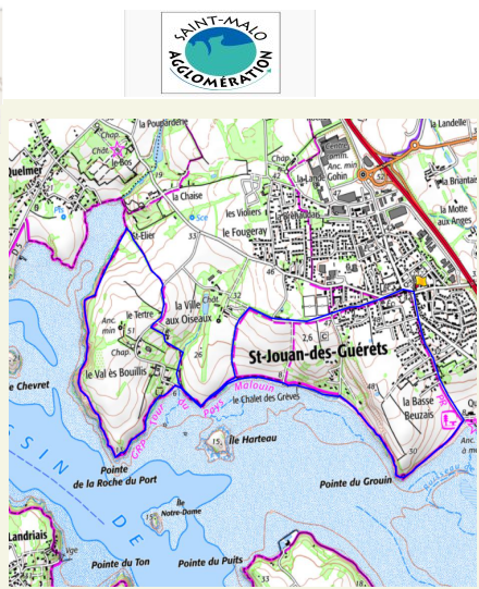 accs  la trace GPS de la randonne