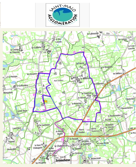 accs  la trace GPS de la randonne