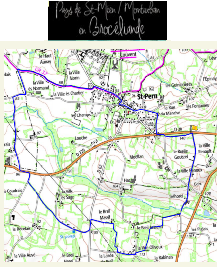 accs  la trace GPS de la randonne