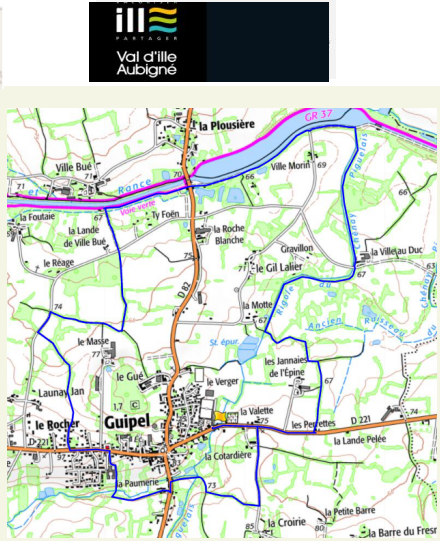 accs  la trace GPS de la randonne