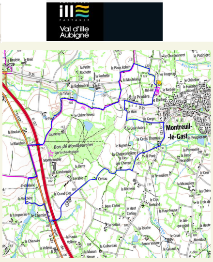 accs  la trace GPS de la randonne