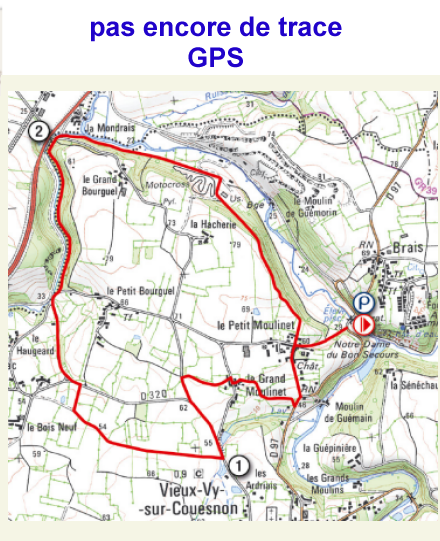 accs  la trace GPS de la randonne