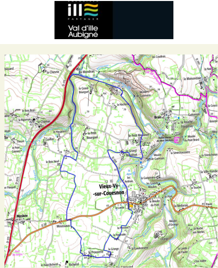 accs  la trace GPS de la randonne