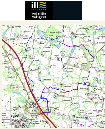 accs  la trace GPS de la randonne