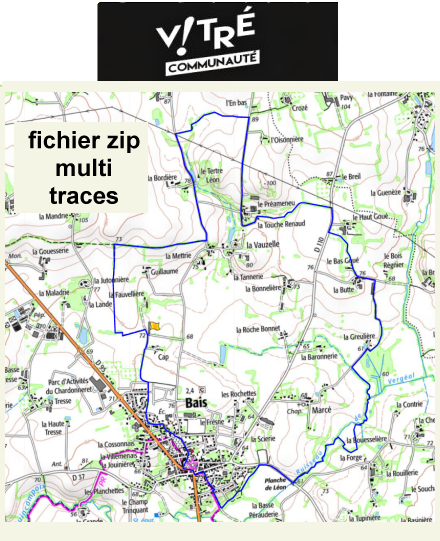 accs  la trace GPS de la randonne