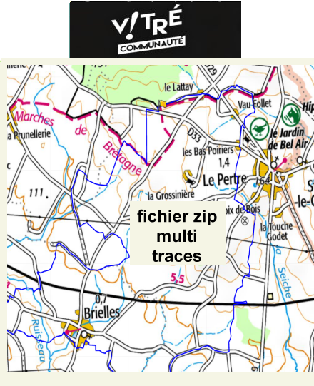 accs  la trace GPS de la randonne