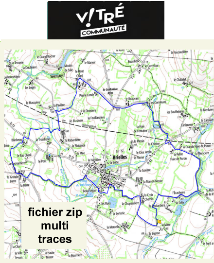 accs  la trace GPS de la randonne