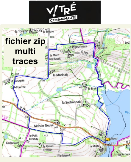 accs  la trace GPS de la randonne