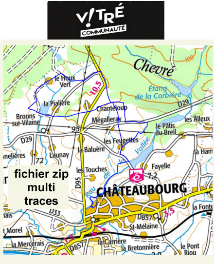 accs  la trace GPS de la randonne