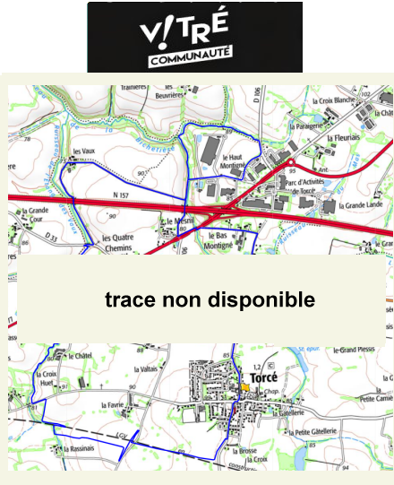 accs  la trace GPS de la randonne