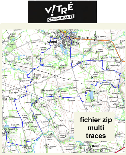 accs  la trace GPS de la randonne