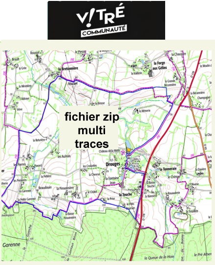 accs  la trace GPS de la randonne