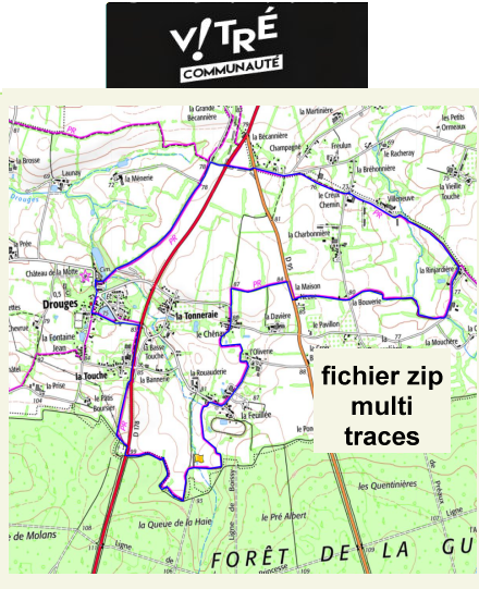 accs  la trace GPS de la randonne