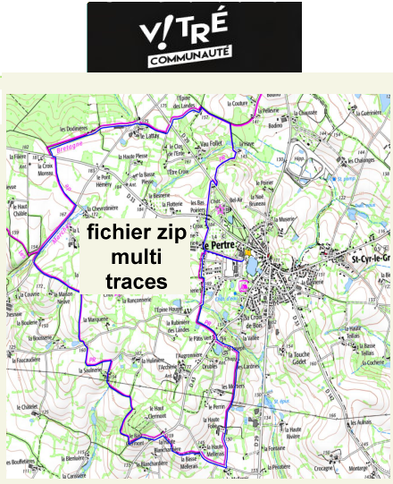 accs  la trace GPS de la randonne