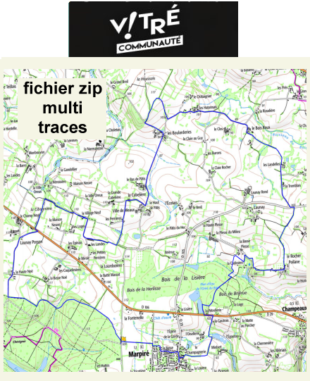 accs  la trace GPS de la randonne