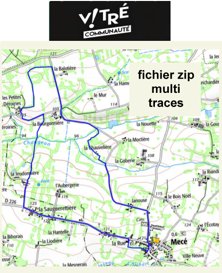 accs  la trace GPS de la randonne