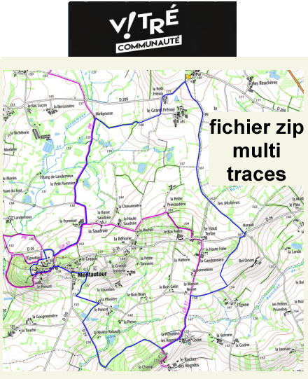 accs  la trace GPS de la randonne