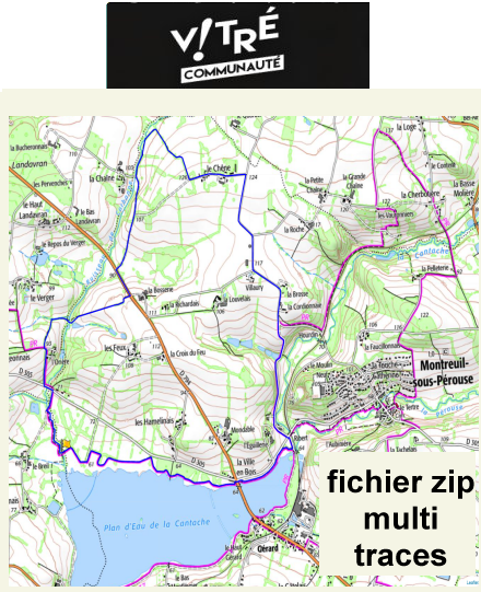 accs  la trace GPS de la randonne