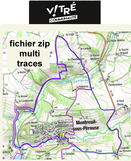 accs  la trace GPS de la randonne