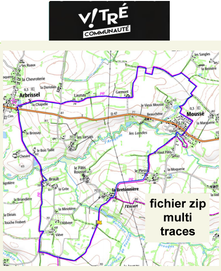 accs  la trace GPS de la randonne