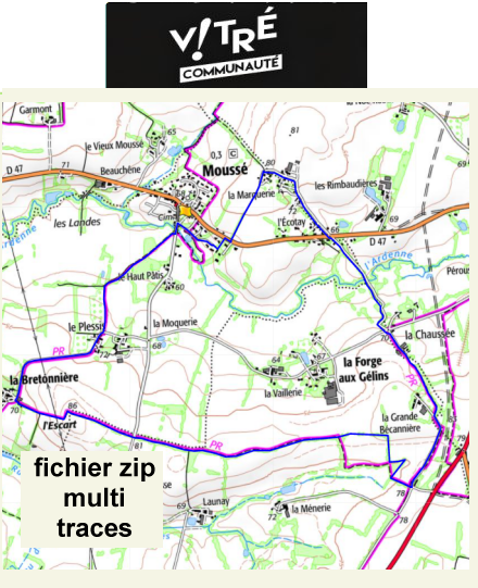 accs  la trace GPS de la randonne